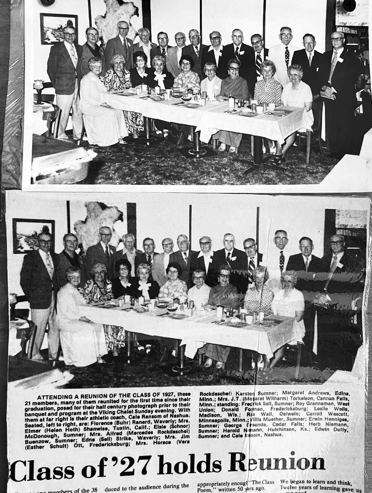 Sumner Memories Are Forever - Class of 1927 Reunion