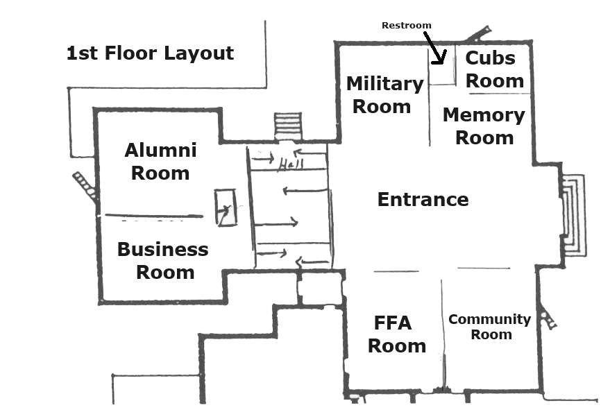 1st Floor Layout - Memories Are Forever - Sumner, IA